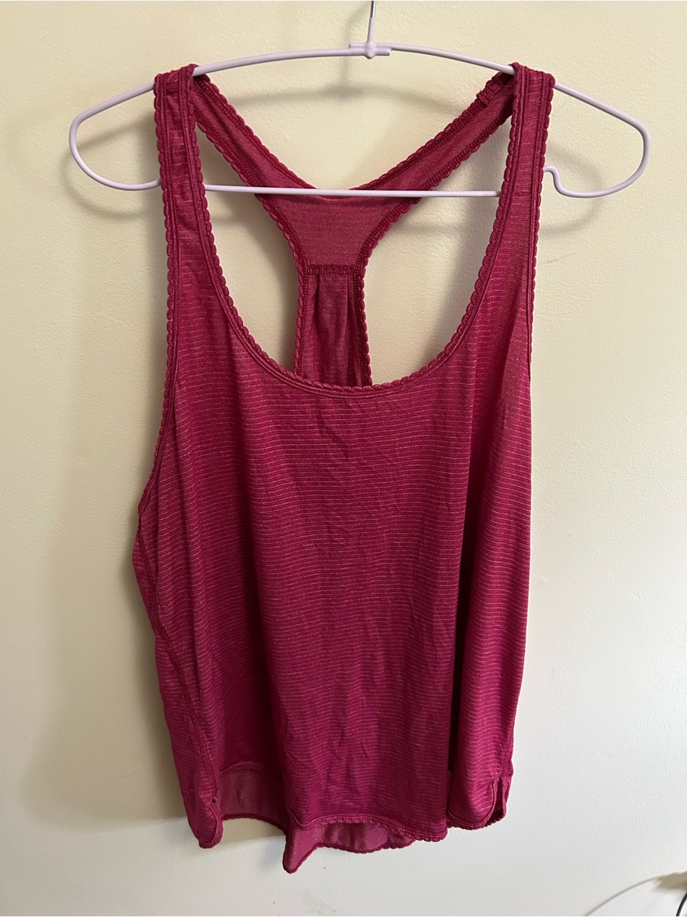lululemon athletica Singlet tank in Heathered Bumble Berry